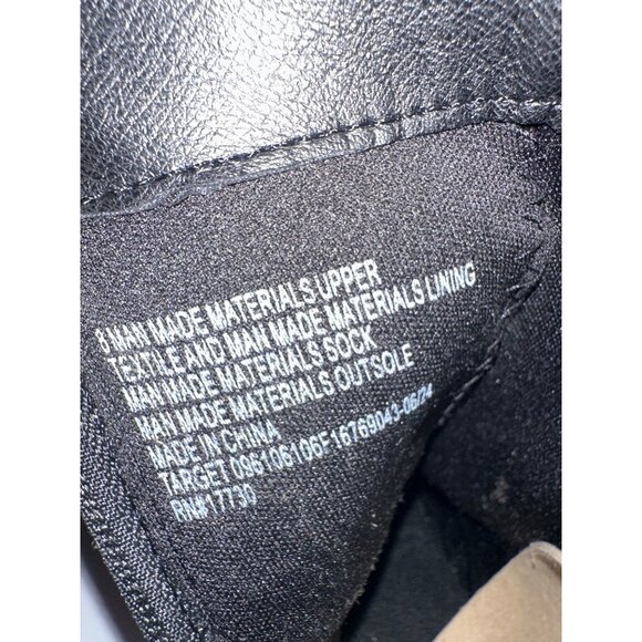 Universal Thread Women’s Connor Black Ankle Buckle Boots memory foam size 8 NWT - Picture 7 of 7